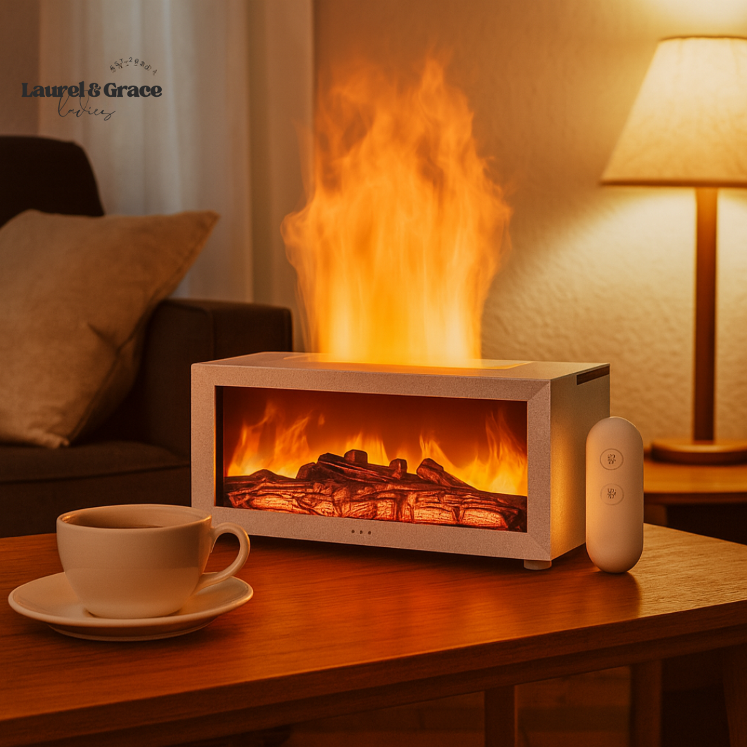 Cozy Flames - מכשיר אדים מפיץ ריח